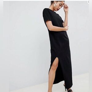 ASOS Women’s Black T-Shirt Dress size 6